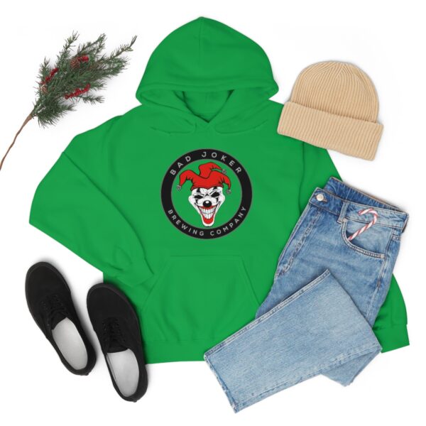Bad Joker Brewing Circle Logo Men's Pullover Hoodie - Image 39