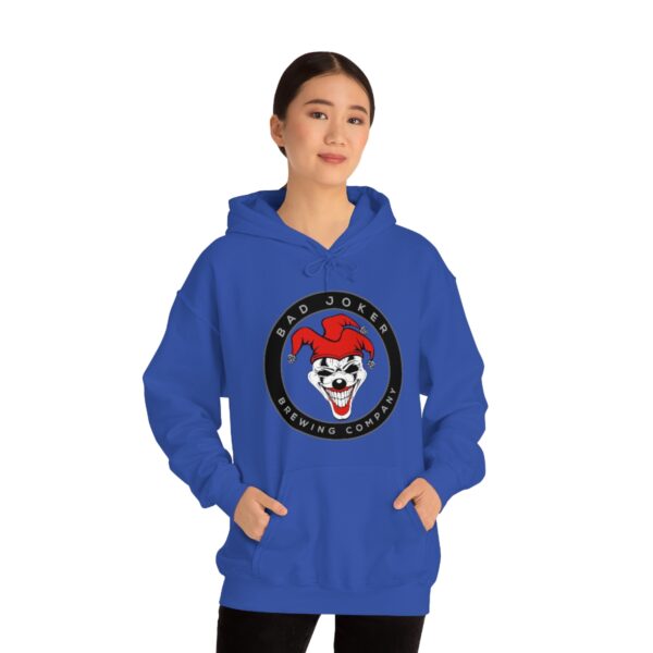 Bad Joker Brewing Circle Logo Men's Pullover Hoodie - Image 58