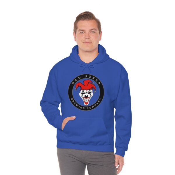 Bad Joker Brewing Circle Logo Men's Pullover Hoodie - Image 61