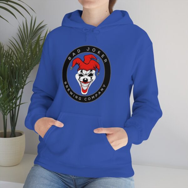 Bad Joker Brewing Circle Logo Men's Pullover Hoodie - Image 62