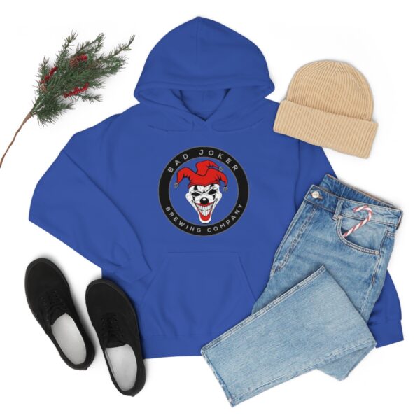 Bad Joker Brewing Circle Logo Men's Pullover Hoodie - Image 63