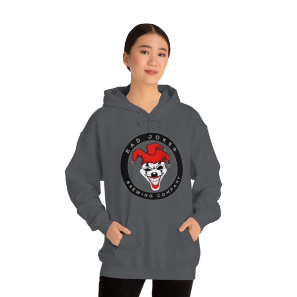 Bad Joker Brewing Circle Logo Men's Pullover Hoodie - Image 50