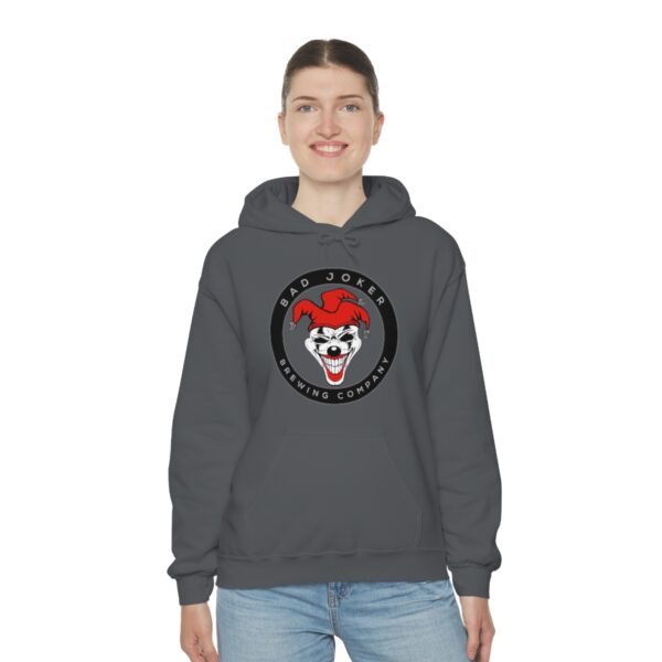 Bad Joker Brewing Circle Logo Men's Pullover Hoodie - Image 52