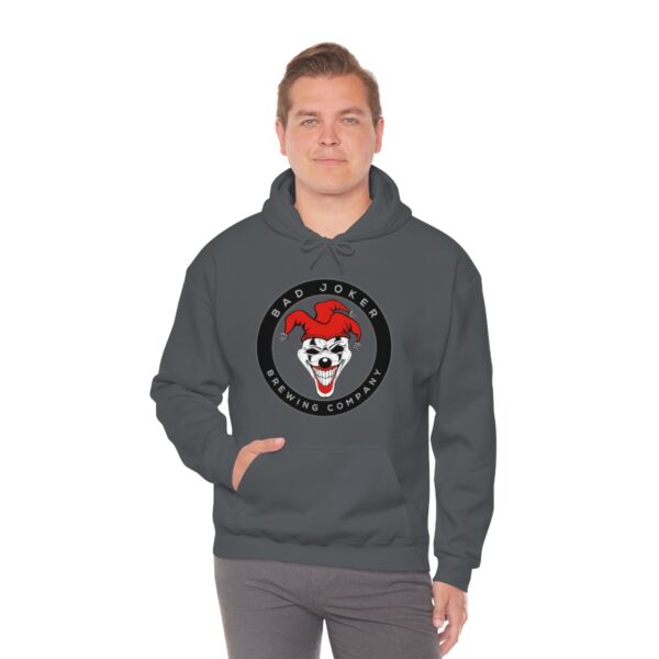 Bad Joker Brewing Circle Logo Men's Pullover Hoodie - Image 53