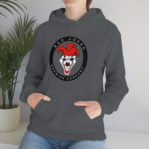 Bad Joker Brewing Circle Logo Men's Pullover Hoodie - Image 54
