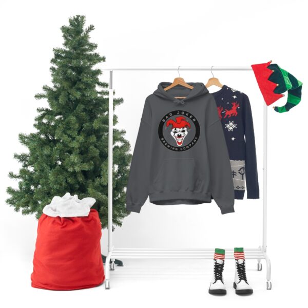 Bad Joker Brewing Circle Logo Men's Pullover Hoodie - Image 56