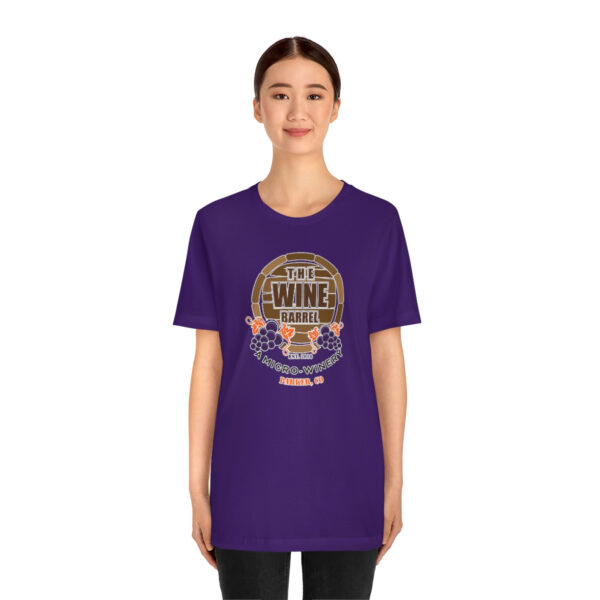 The Wine Barrel Modern Fit Unisex T-shirt - Image 4