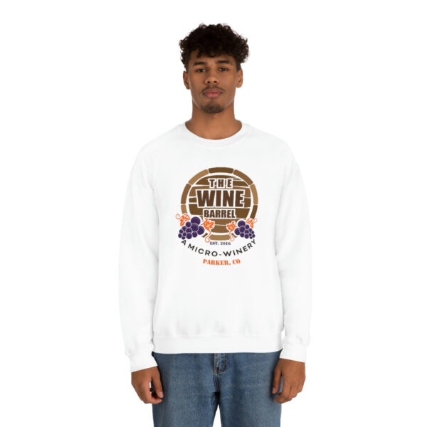 The Wine Barrel Unisex Heavy Blend™ Crewneck Sweatshirt - Image 4