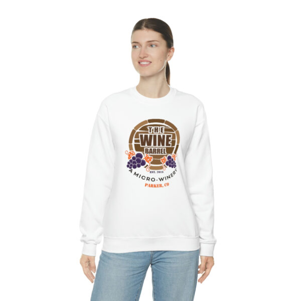 The Wine Barrel Unisex Heavy Blend™ Crewneck Sweatshirt - Image 6