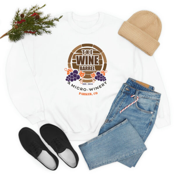 The Wine Barrel Unisex Heavy Blend™ Crewneck Sweatshirt - Image 8