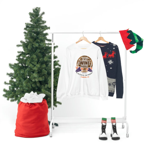 The Wine Barrel Unisex Heavy Blend™ Crewneck Sweatshirt - Image 9