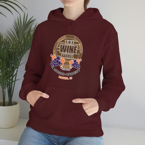 The Wine Barrel Unisex Heavy Blend™ Hooded Sweatshirt - Image 7