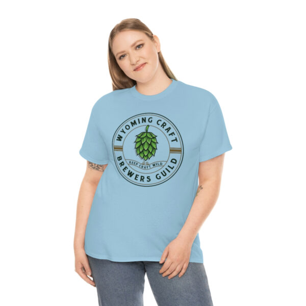 Wyoming Craft Brewers Guild Logo Men’s Traditional Fit T-Shirt - Image 39