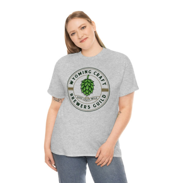 Wyoming Craft Brewers Guild Logo Men’s Traditional Fit T-Shirt - Image 18