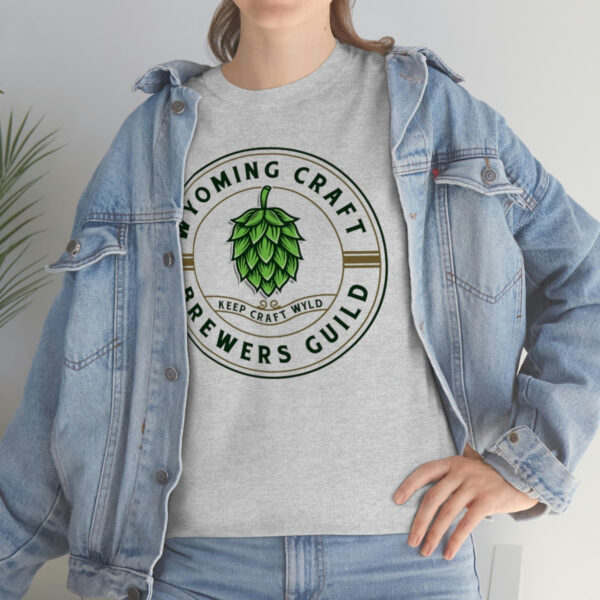 Wyoming Craft Brewers Guild Logo Men’s Traditional Fit T-Shirt - Image 21