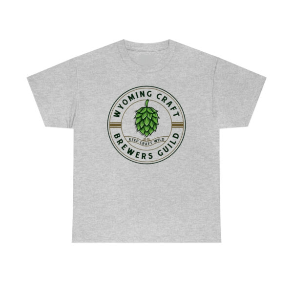 Wyoming Craft Brewers Guild Logo Men’s Traditional Fit T-Shirt - Image 15