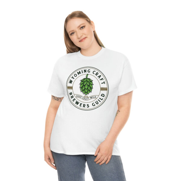 Wyoming Craft Brewers Guild Logo Men’s Traditional Fit T-Shirt - Image 11