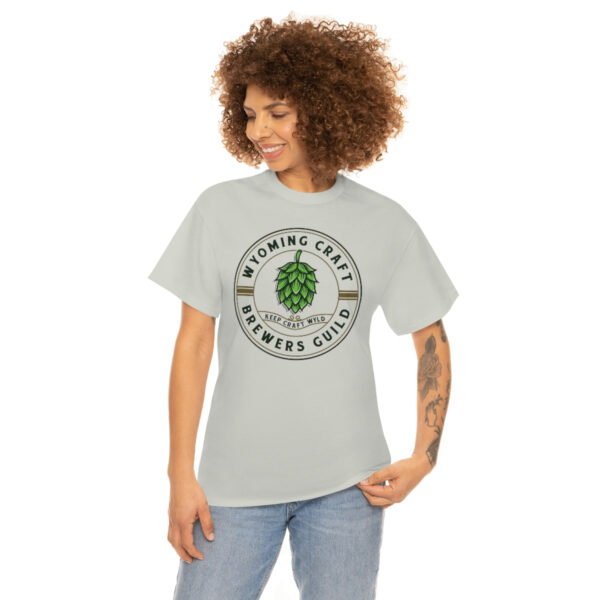 Wyoming Craft Brewers Guild Logo Men’s Traditional Fit T-Shirt - Image 3
