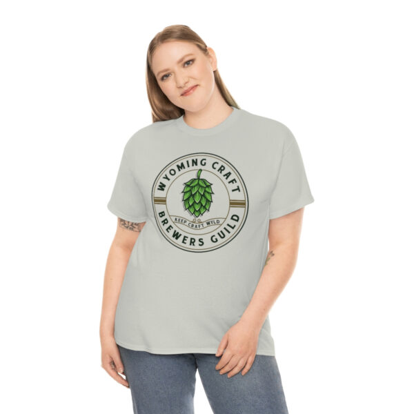 Wyoming Craft Brewers Guild Logo Men’s Traditional Fit T-Shirt - Image 4