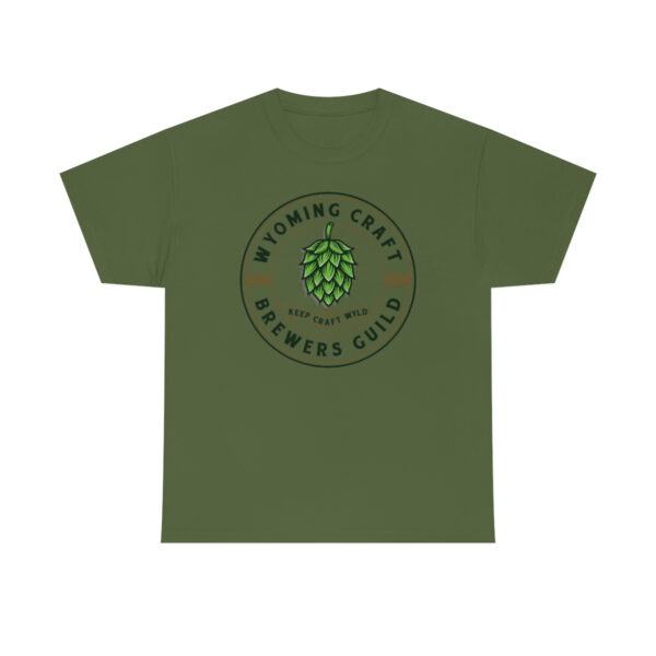 Wyoming Craft Brewers Guild Logo Men’s Traditional Fit T-Shirt - Image 22