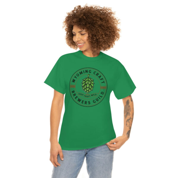 Wyoming Craft Brewers Guild Logo Men’s Traditional Fit T-Shirt - Image 31