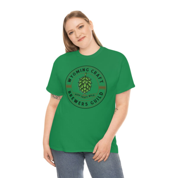 Wyoming Craft Brewers Guild Logo Men’s Traditional Fit T-Shirt - Image 32