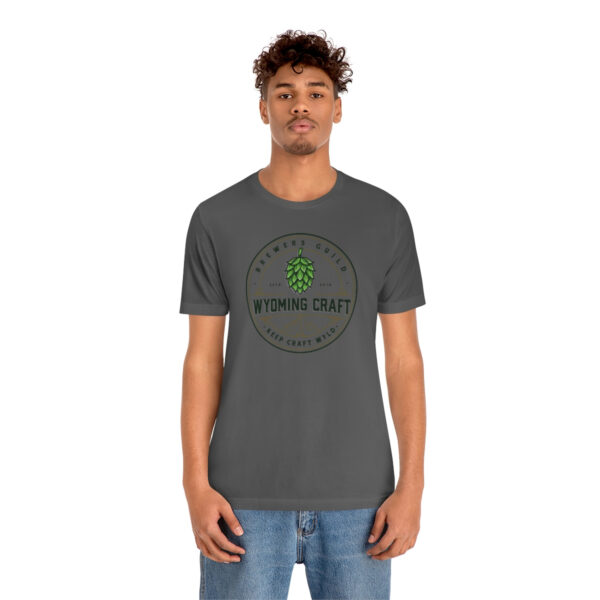 Wyoming Craft Brewers Guild Logo Men's T Shirt - Image 36