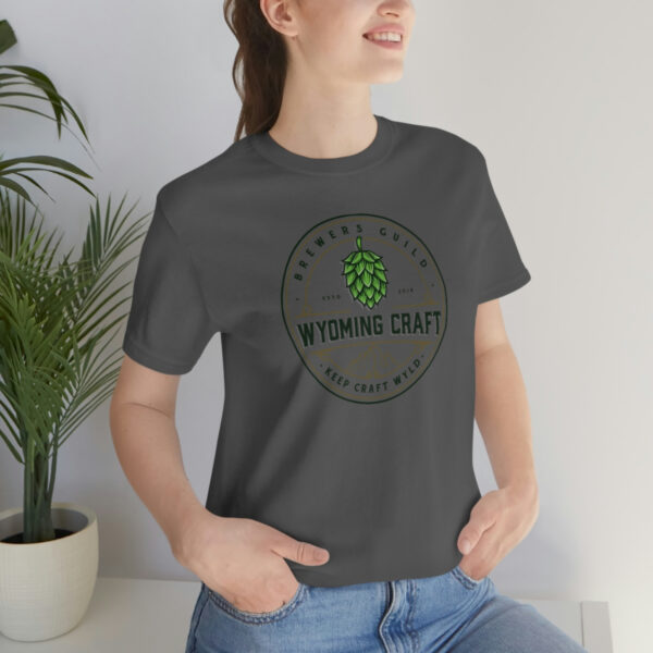 Wyoming Craft Brewers Guild Logo Men's T Shirt - Image 39