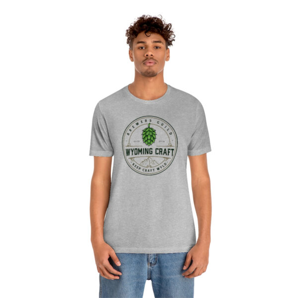 Wyoming Craft Brewers Guild Logo Men's T Shirt - Image 28