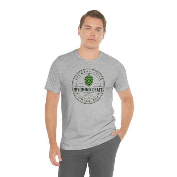 Wyoming Craft Brewers Guild Logo Men's T Shirt - Image 30