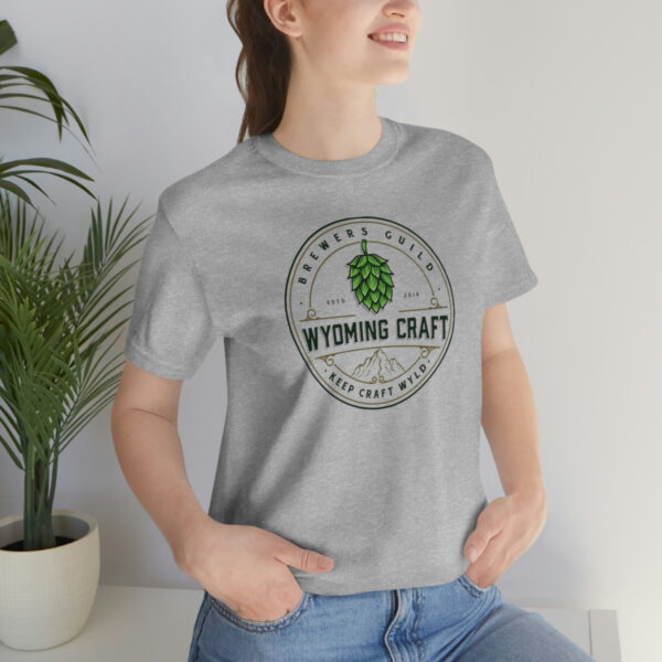 Wyoming Craft Brewers Guild Logo Men's T Shirt - Image 31