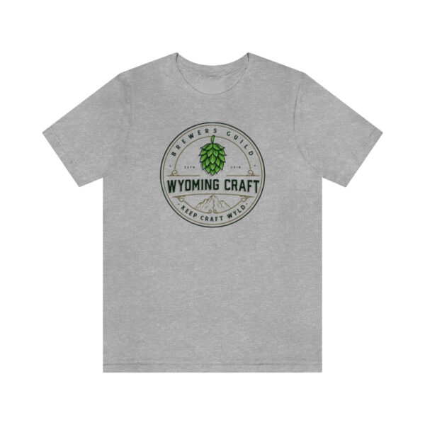 Wyoming Craft Brewers Guild Logo Men's T Shirt - Image 25