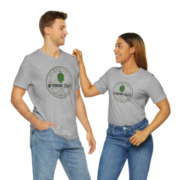 Wyoming Craft Brewers Guild Logo Men's T Shirt - Image 32
