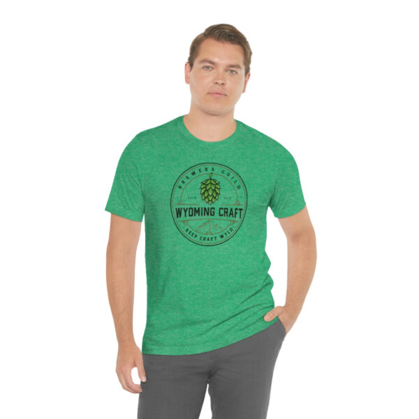 Wyoming Craft Brewers Guild Logo Men's T Shirt - Image 6