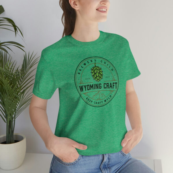 Wyoming Craft Brewers Guild Logo Men's T Shirt - Image 7