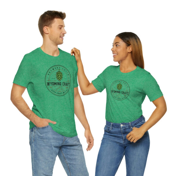 Wyoming Craft Brewers Guild Logo Men's T Shirt - Image 8