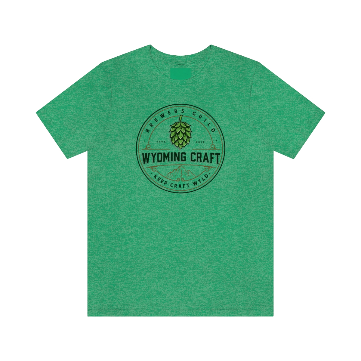 Wyoming Craft Brewers Guild Logo Men's T Shirt – Barreled Apparel