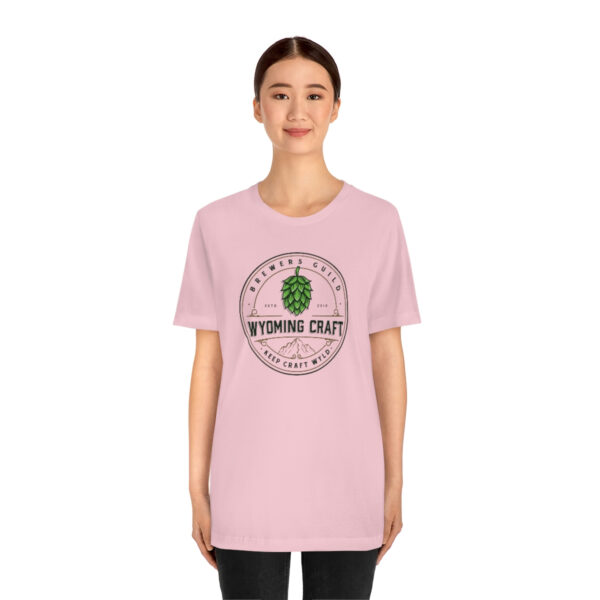 Wyoming Craft Brewers Guild Logo Men's T Shirt - Image 43