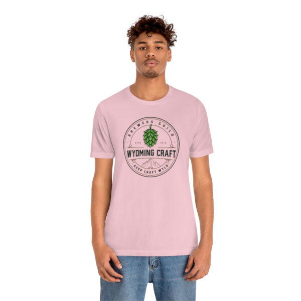 Wyoming Craft Brewers Guild Logo Men's T Shirt - Image 44