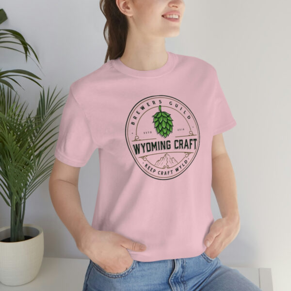 Wyoming Craft Brewers Guild Logo Men's T Shirt - Image 47