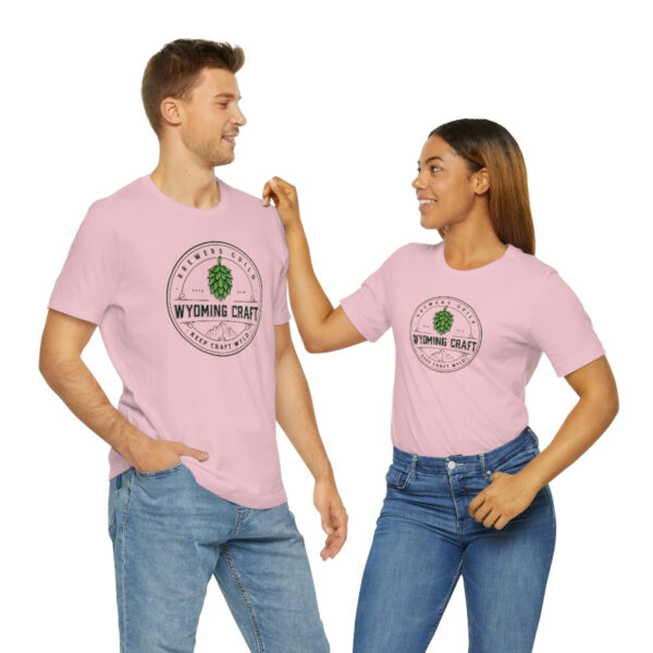 Wyoming Craft Brewers Guild Logo Men's T Shirt - Image 48