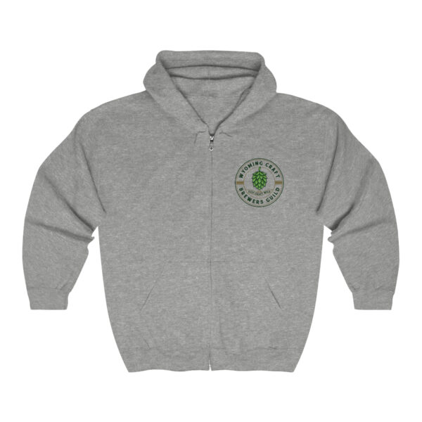 Wyoming Craft Brewers Guild Men's Zip Hooded Sweatshirt