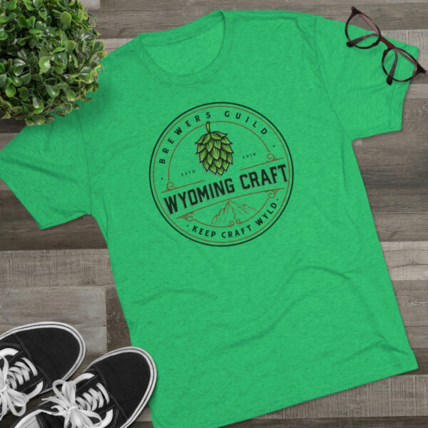 Wyoming Craft Brewers Guild Men's Tri-Blend T-Shirt - Image 19