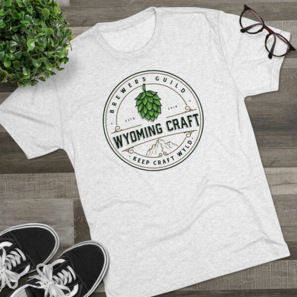 Wyoming Craft Brewers Guild Men's Tri-Blend T-Shirt - Image 7