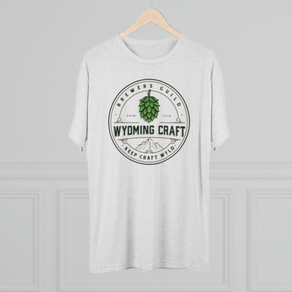 Wyoming Craft Brewers Guild Men's Tri-Blend T-Shirt - Image 8