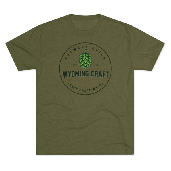 Wyoming Craft Brewers Guild Men's Tri-Blend T-Shirt - Image 13