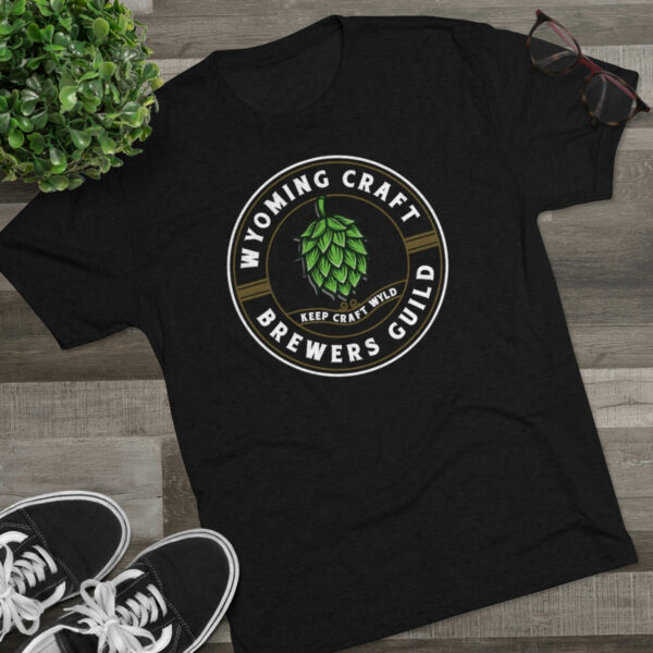 Wyoming Craft Brewers Guild Men's Tri-Blend T-Shirt - Image 11