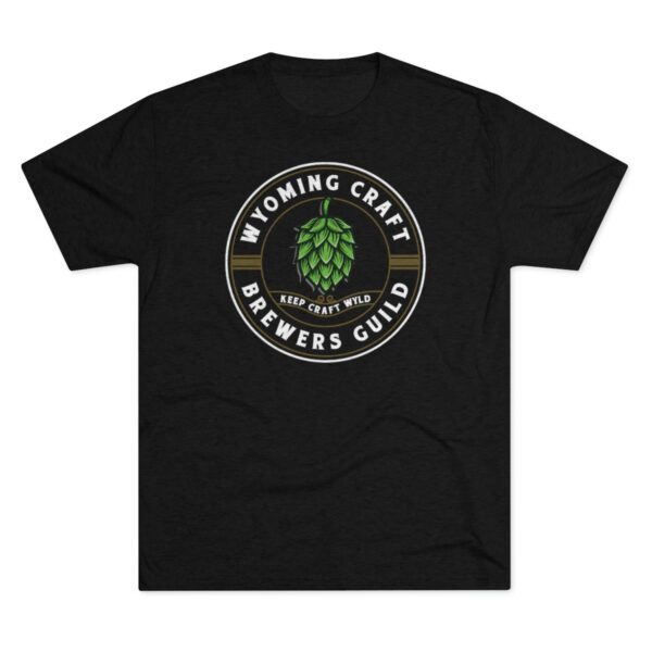 Wyoming Craft Brewers Guild Men's Tri-Blend T-Shirt - Image 9