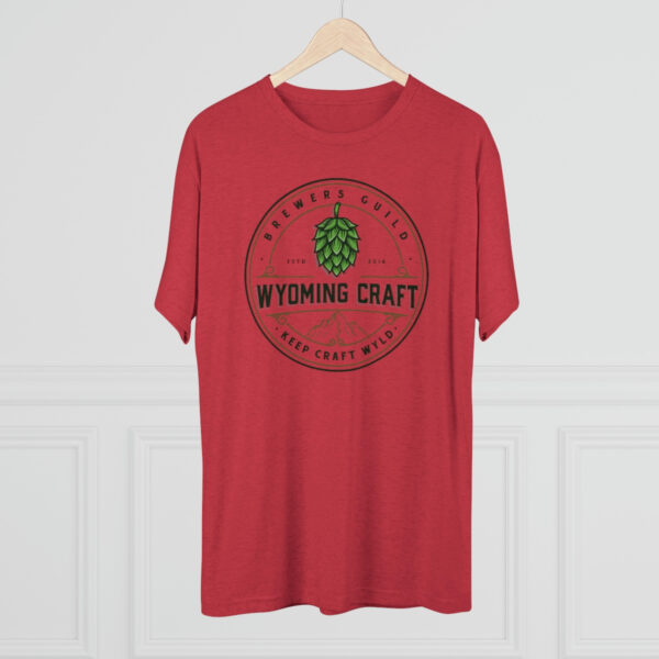 Wyoming Craft Brewers Guild Men's Tri-Blend T-Shirt - Image 32