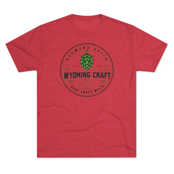 Wyoming Craft Brewers Guild Men's Tri-Blend T-Shirt - Image 29
